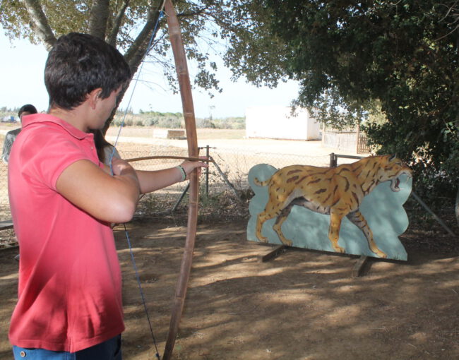 Taller de caza de prehistoria de bachillerato