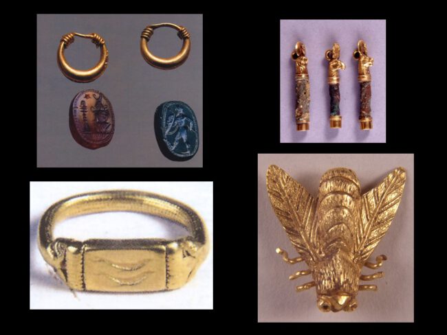 Orfebrería Fenicia de protohistoria de secundaria