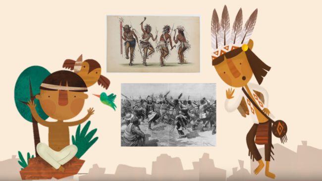 danza de los nativos americanos de a la carta de infantil
