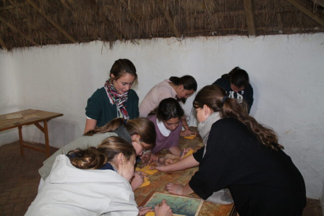 Taller de Arte rupestre de prehistoria de bachillerato