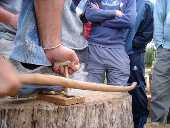 Taller de La revolución del fuego de prehistoria de bachillerato
