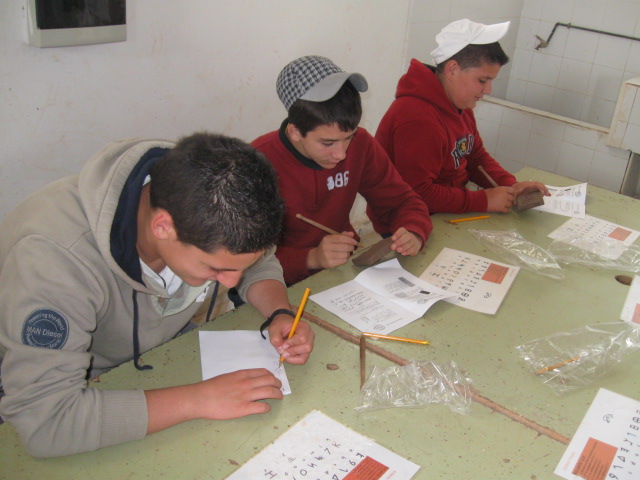 Taller de Origen e historia de la escritura de protohistoria de bachillerato